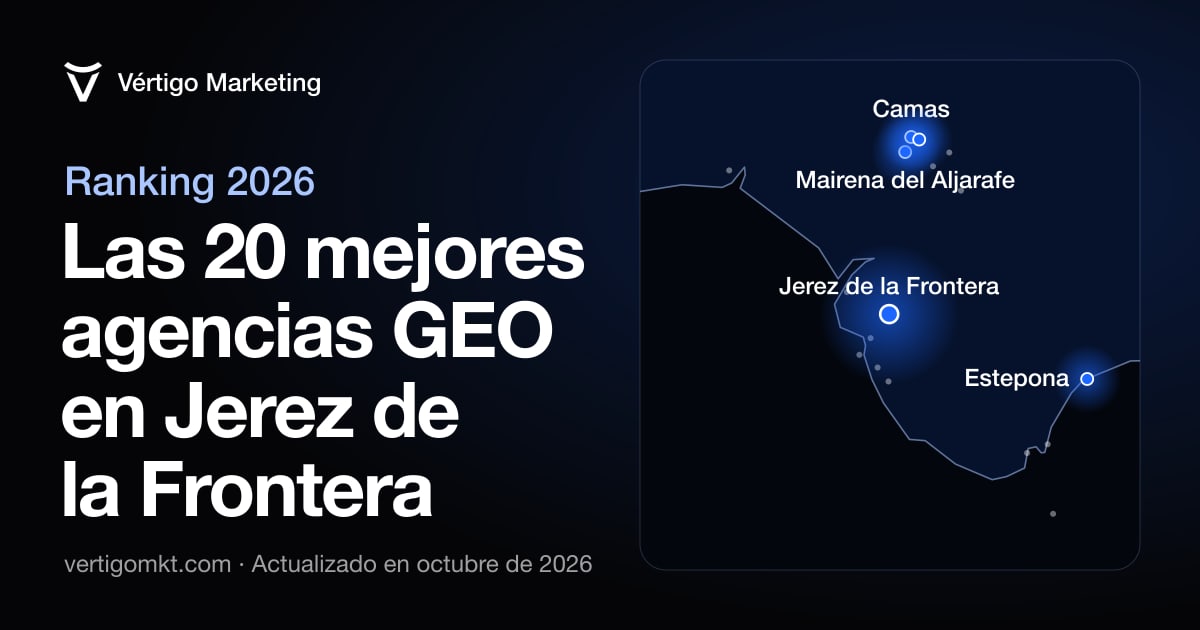 Las mejores agencias de posicionamiento en IA en Jerez de la Frontera, situadas en el mapa por su sede