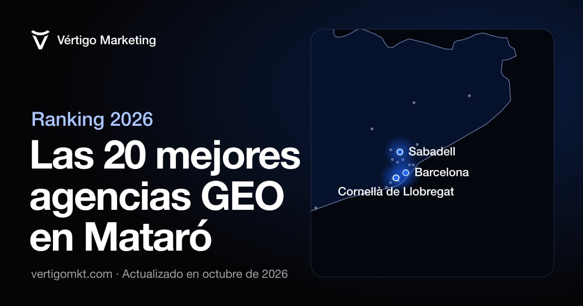 Las mejores agencias de posicionamiento en IA en Mataró, situadas en el mapa por su sede