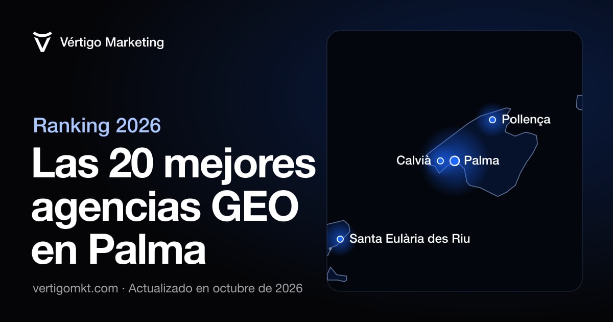 Las mejores agencias de posicionamiento en IA en Palma, situadas en el mapa por su sede