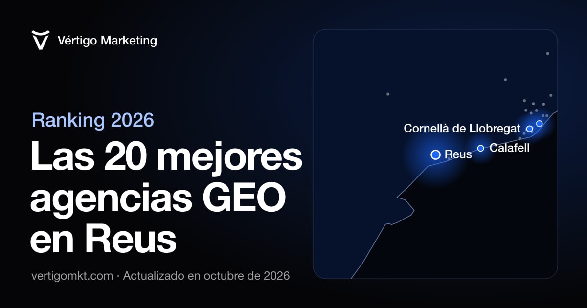 Mejores agencias GEO en Reus: mapa con las localidades donde tienen su sede