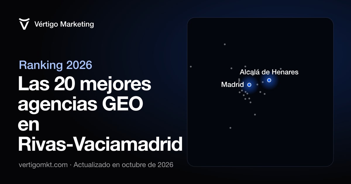 Mejores agencias GEO en Rivas-Vaciamadrid: mapa con las localidades donde tienen su sede