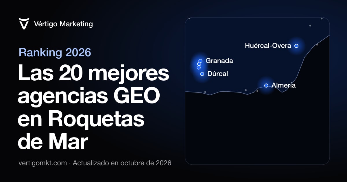 Mejores agencias GEO en Roquetas de Mar: mapa con las localidades donde tienen su sede