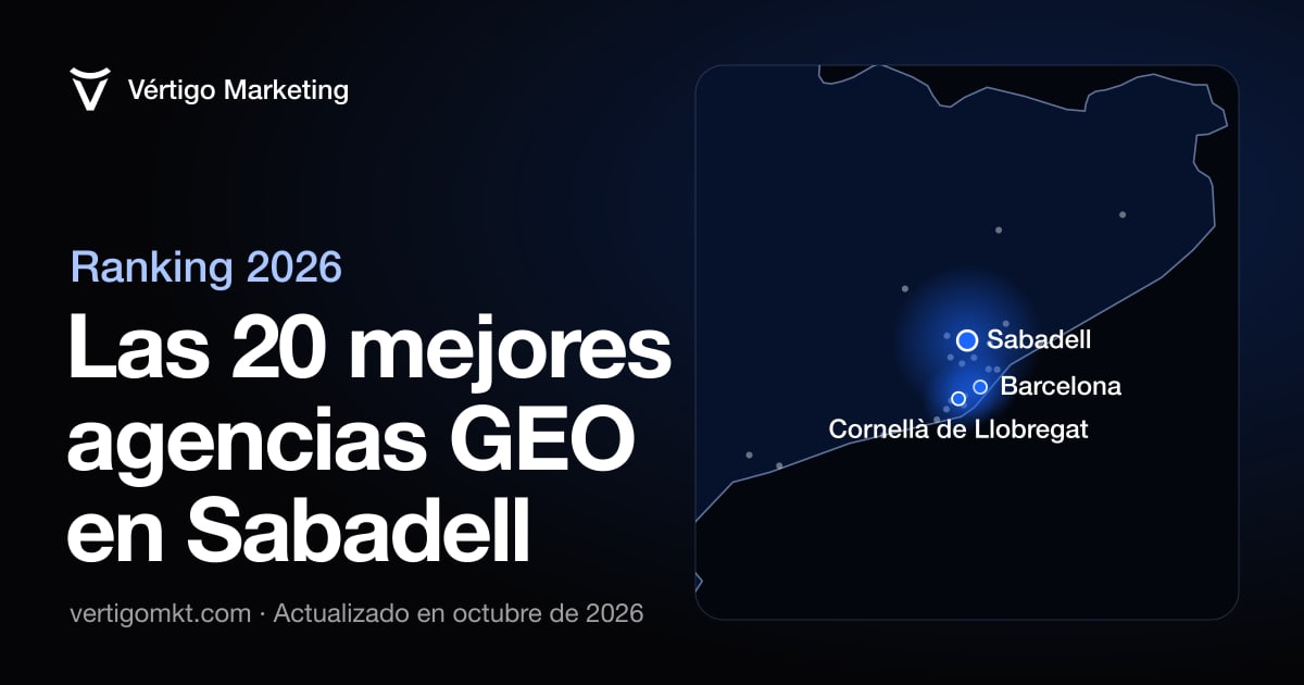 Las mejores agencias de posicionamiento en IA en Sabadell, situadas en el mapa por su sede