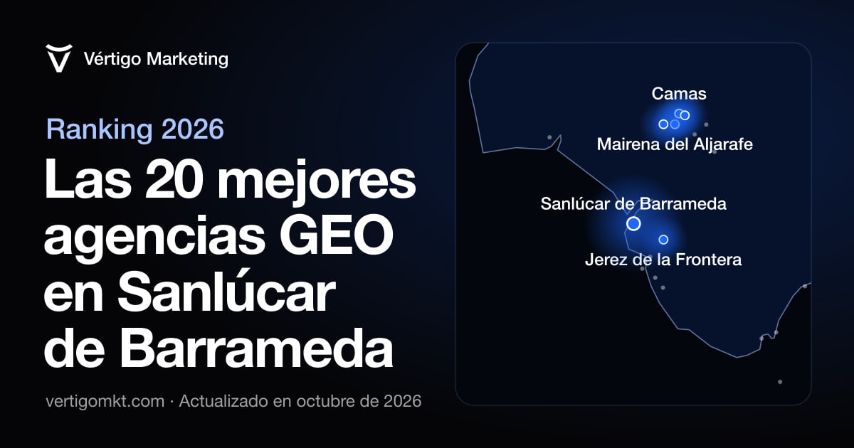 Mejores agencias GEO en Sanlúcar de Barrameda: mapa con las localidades donde tienen su sede