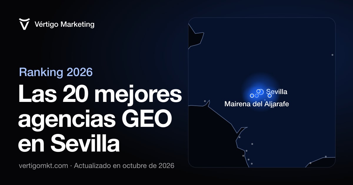 Las mejores agencias de posicionamiento en IA en Sevilla, situadas en el mapa por su sede