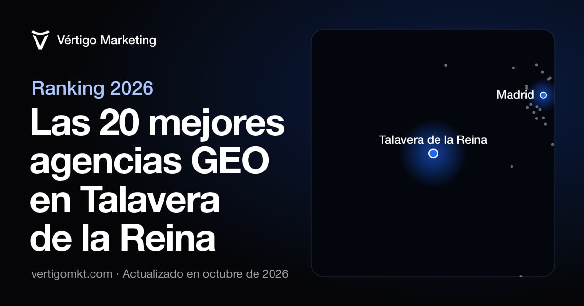 Las mejores agencias de posicionamiento en IA en Talavera de la Reina, situadas en el mapa por su sede