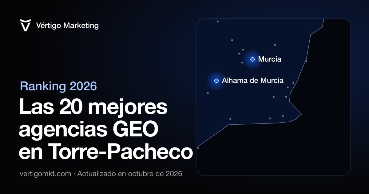 Las mejores agencias de posicionamiento en IA en Torre-Pacheco, situadas en el mapa por su sede