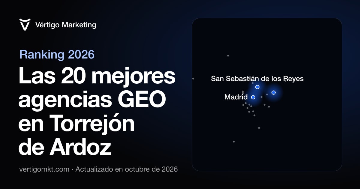 Las mejores agencias de posicionamiento en IA en Torrejón de Ardoz, situadas en el mapa por su sede