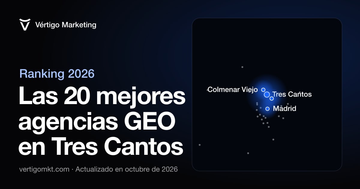 Mejores agencias GEO en Tres Cantos: mapa con las localidades donde tienen su sede