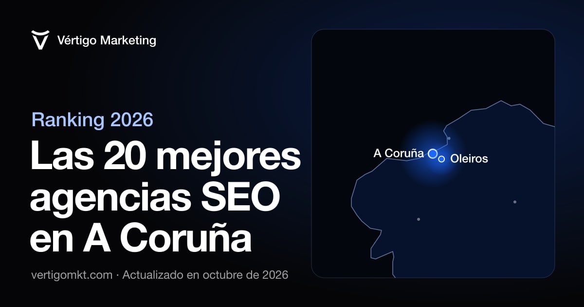 Mapa de las mejores agencias SEO de A Coruña y las localidades donde trabajan
