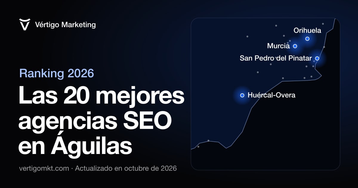 Mejores agencias SEO en Águilas: mapa con las localidades donde tienen su sede