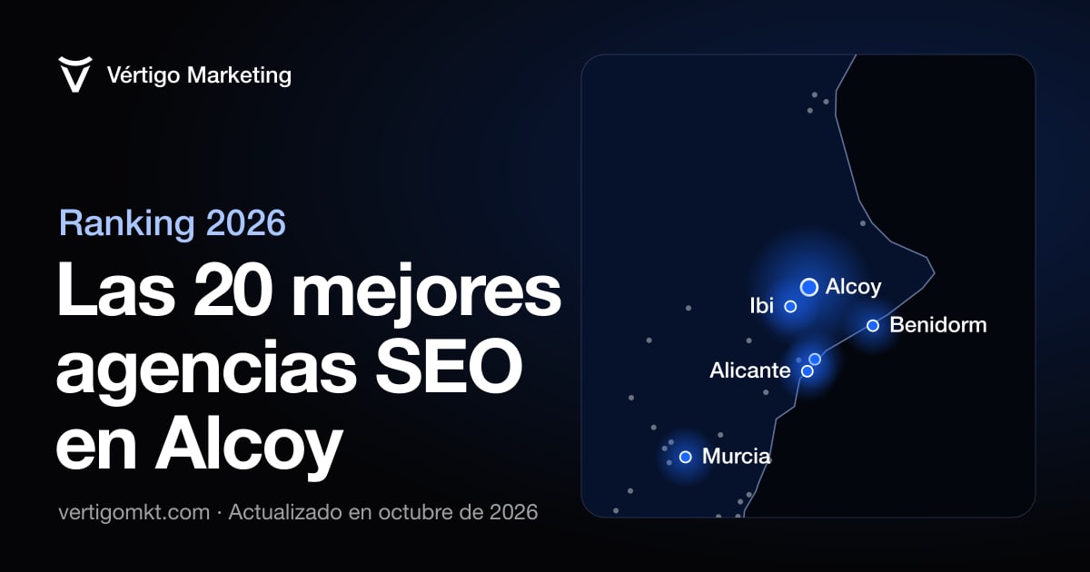 Mapa de las mejores agencias SEO de Alcoy y las localidades donde trabajan