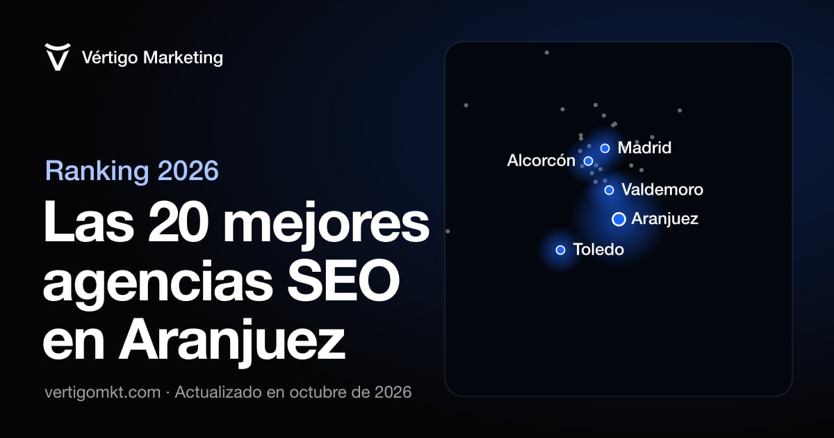 Las mejores agencias SEO en Aranjuez, situadas en el mapa por su sede