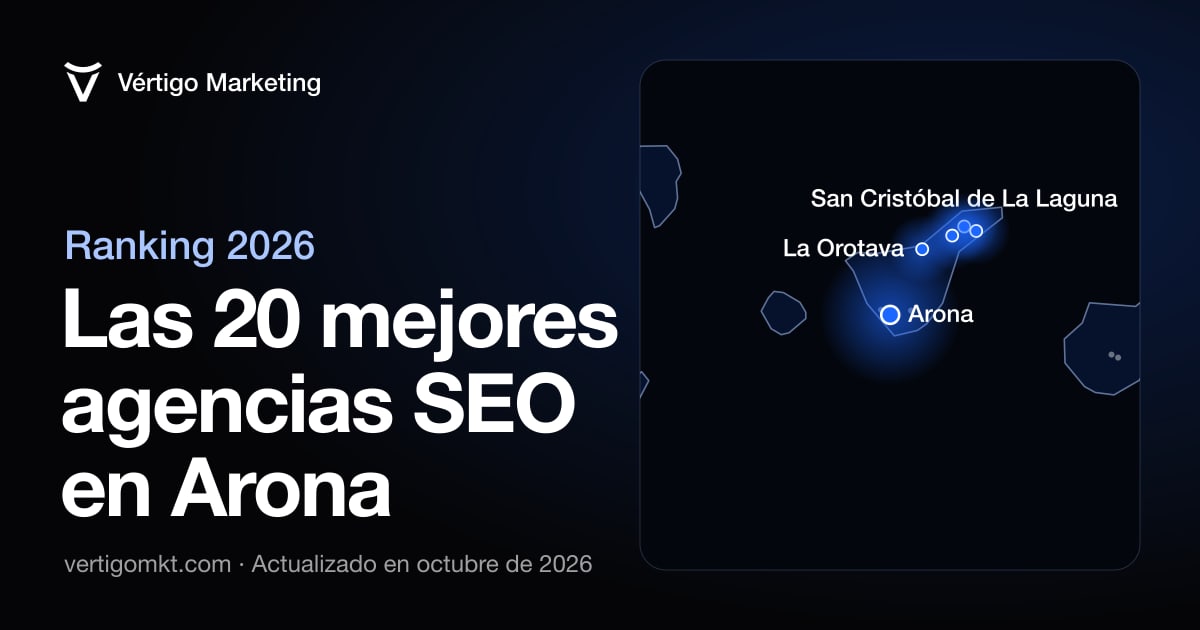 Las mejores agencias SEO en Arona, situadas en el mapa por su sede