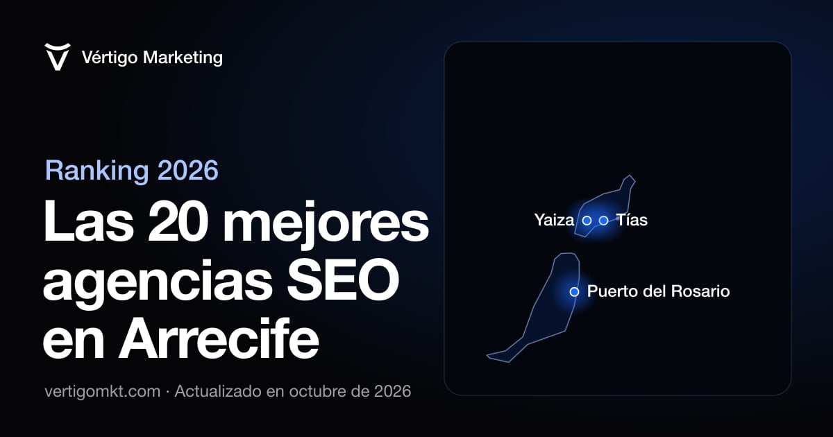 Las mejores agencias SEO en Arrecife, situadas en el mapa por su sede