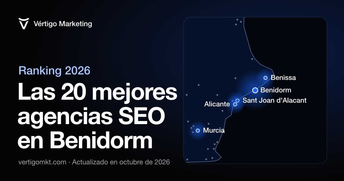 Las mejores agencias SEO en Benidorm, situadas en el mapa por su sede