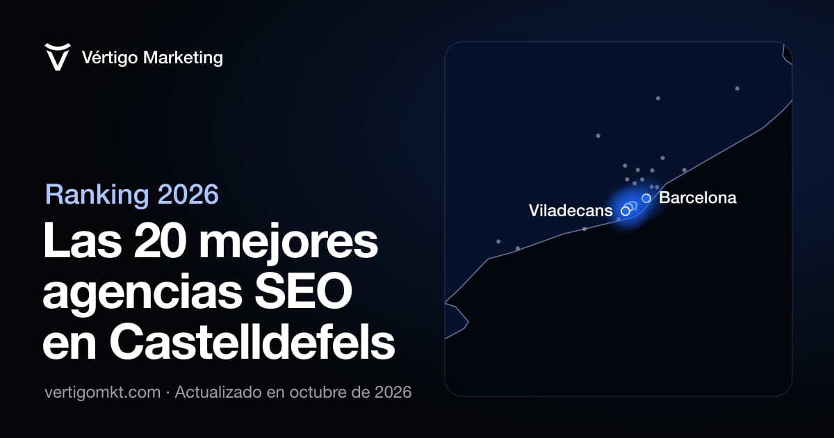 Mapa de las mejores agencias SEO de Castelldefels y las localidades donde trabajan