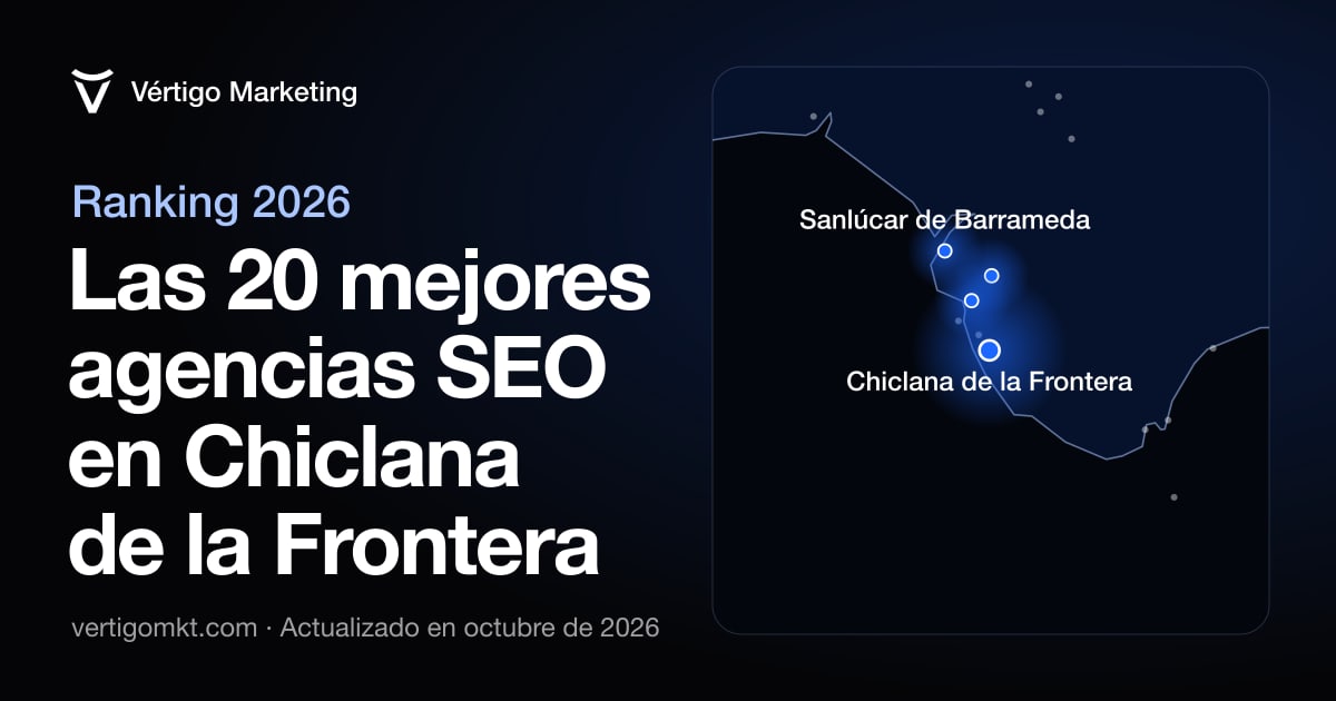 Mapa de las mejores agencias SEO de Chiclana de la Frontera y las localidades donde trabajan