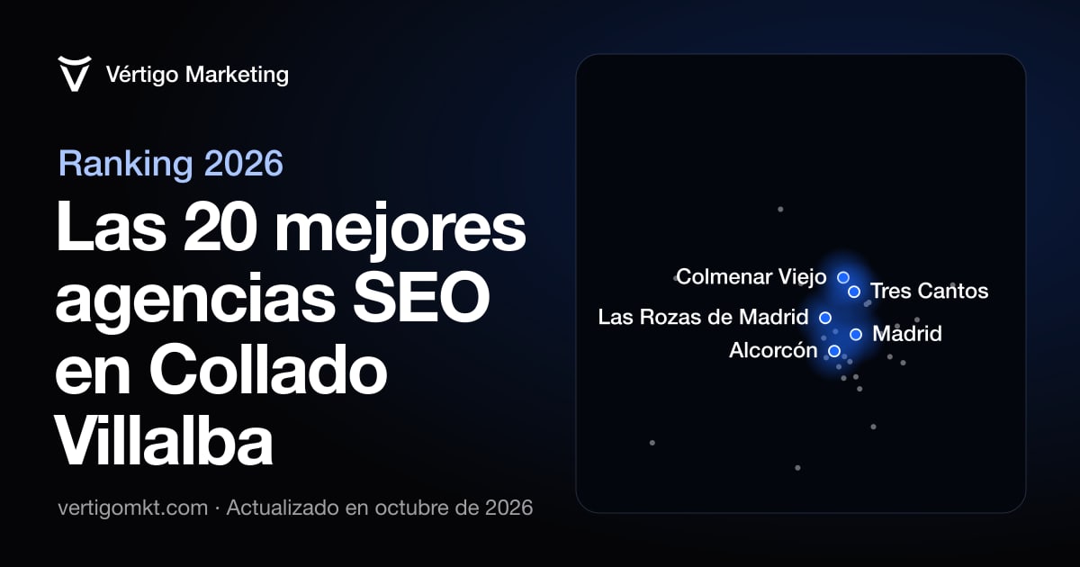 Mapa de las mejores agencias SEO de Collado Villalba y las localidades donde trabajan