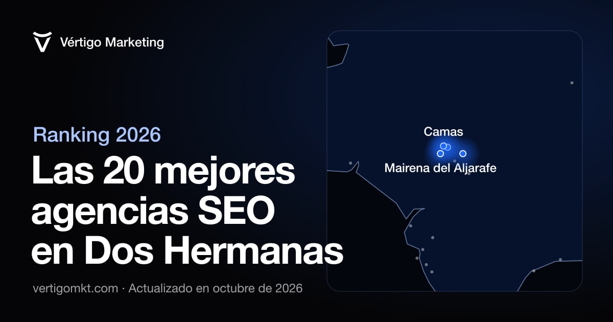 Mejores agencias SEO en Dos Hermanas: mapa con las localidades donde tienen su sede