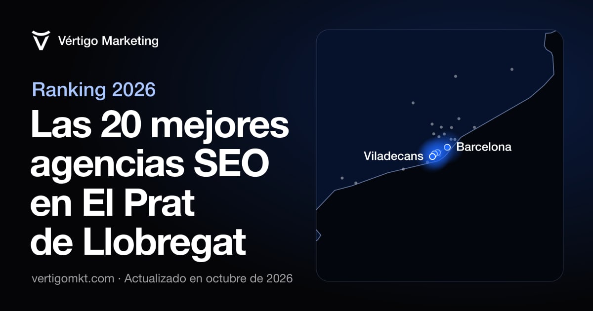 Mapa de las mejores agencias SEO de El Prat de Llobregat y las localidades donde trabajan