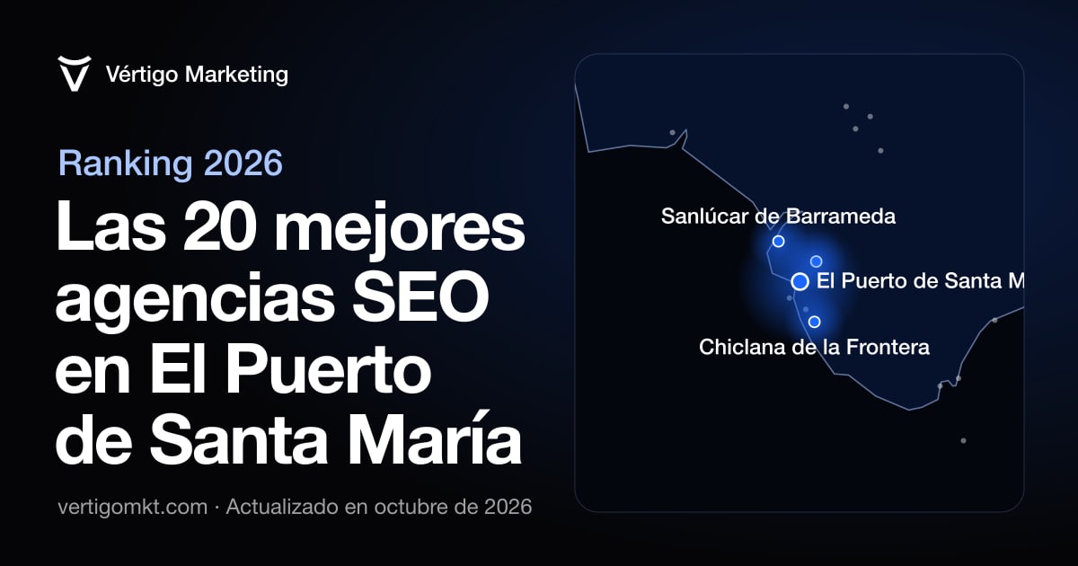 Mejores agencias SEO en El Puerto de Santa María: mapa con las localidades donde tienen su sede