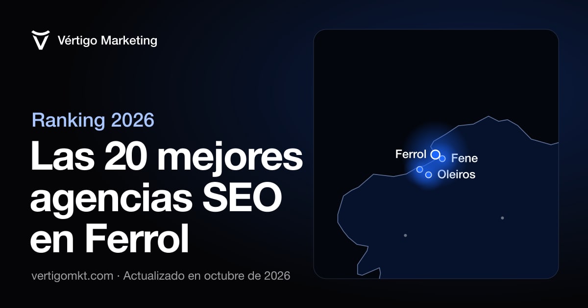 Mejores agencias SEO en Ferrol: mapa con las localidades donde tienen su sede