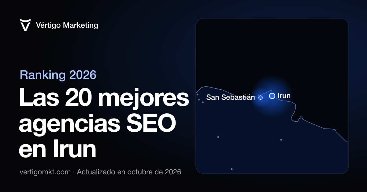 Mejores agencias SEO en Irun: mapa con las localidades donde tienen su sede