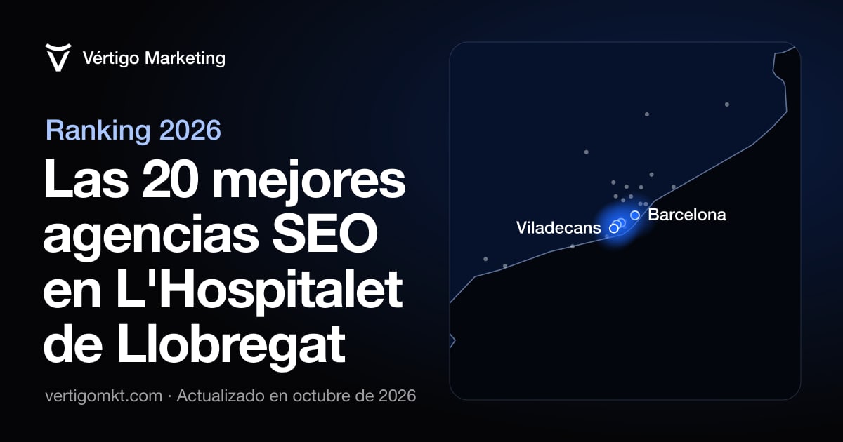 Mejores agencias SEO en L'Hospitalet de Llobregat: mapa con las localidades donde tienen su sede