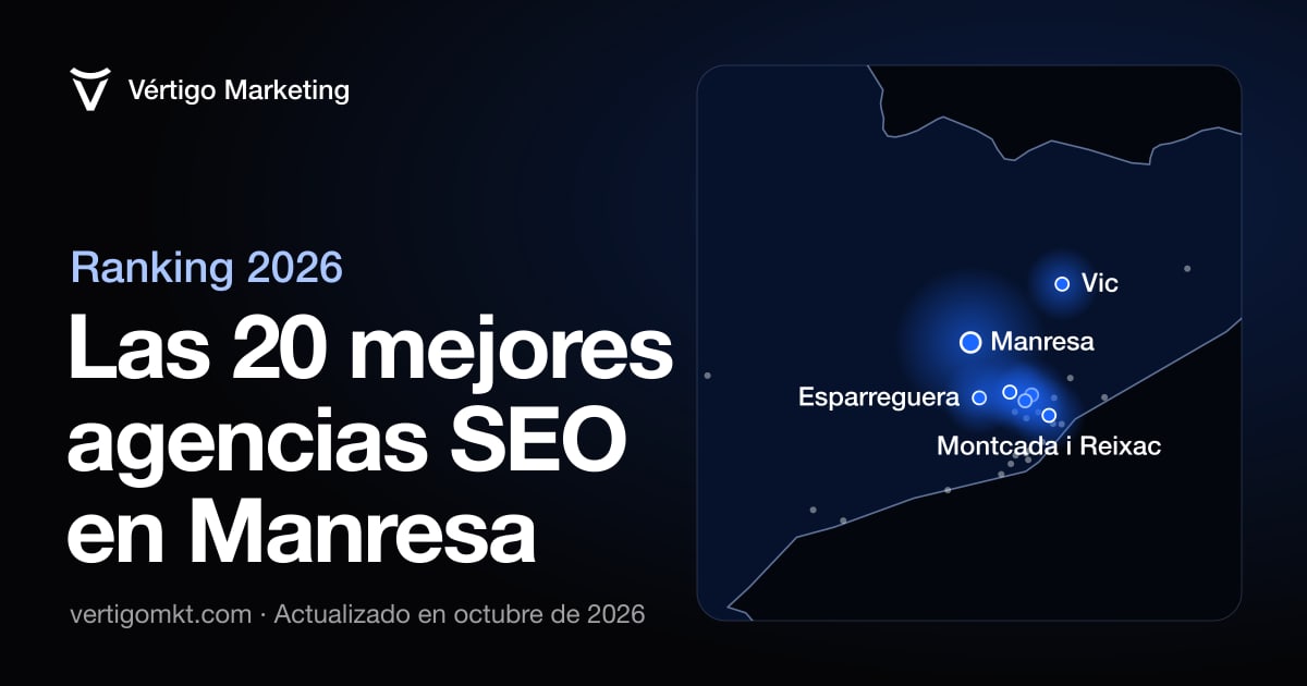 Mapa de las mejores agencias SEO de Manresa y las localidades donde trabajan