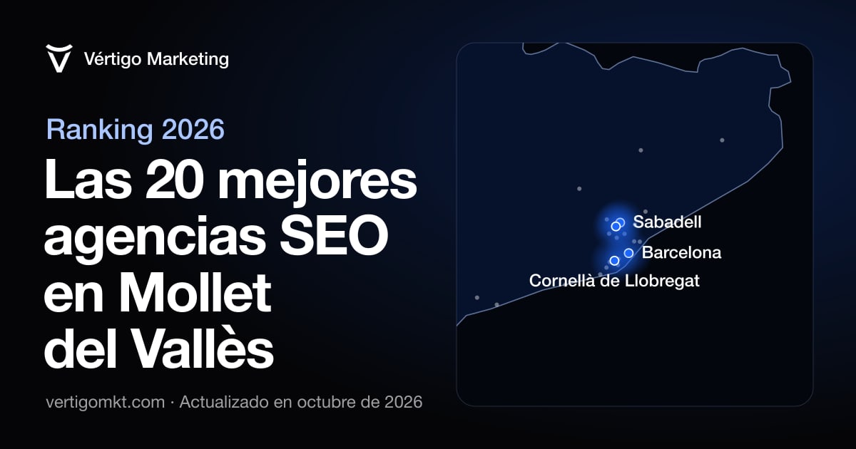 Mapa de las mejores agencias SEO de Mollet del Vallès y las localidades donde trabajan