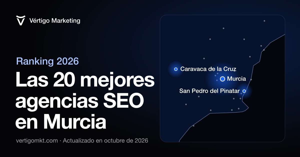 Mejores agencias SEO en Murcia: mapa de la Región con las localidades donde tienen su sede