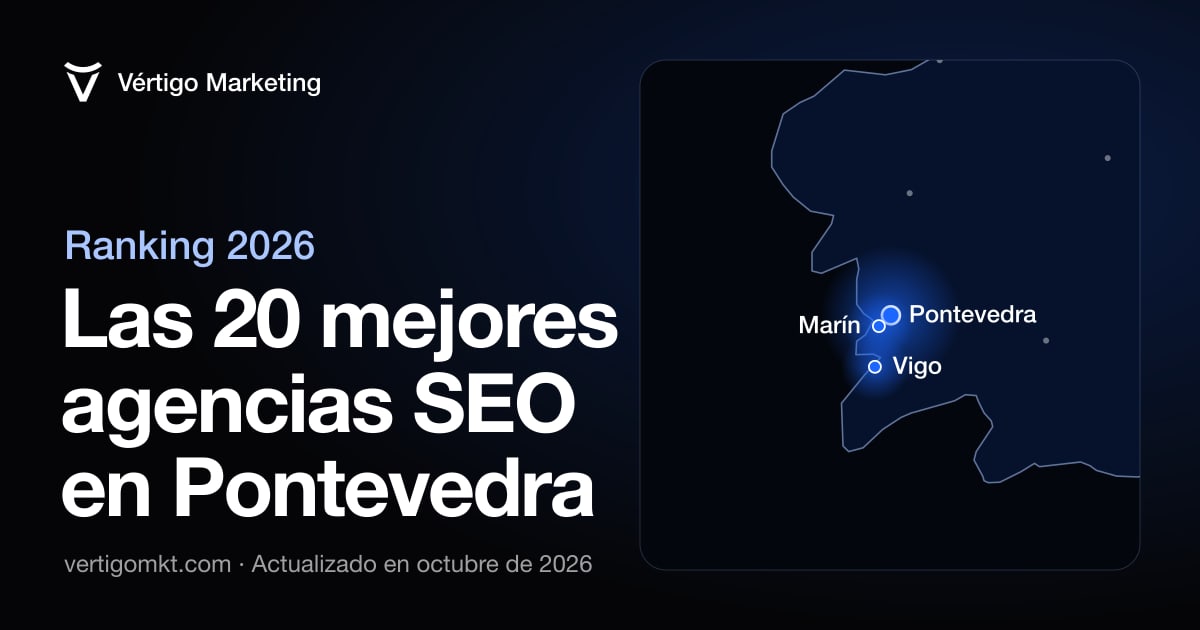 Mejores agencias SEO en Pontevedra: mapa con las localidades donde tienen su sede