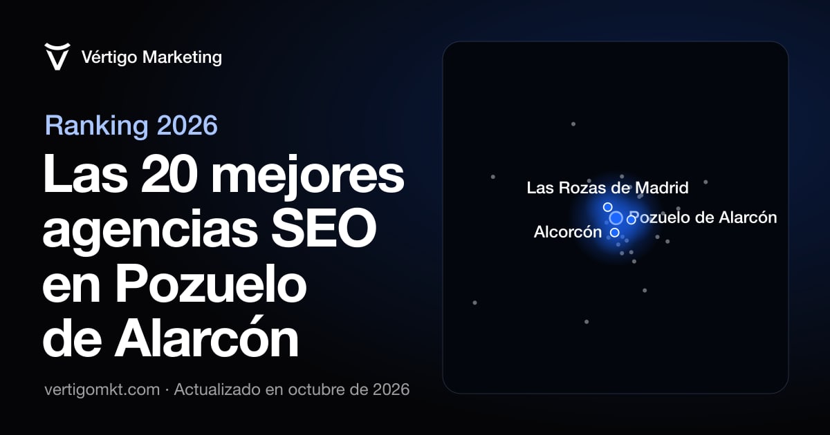 Mejores agencias SEO en Pozuelo de Alarcón: mapa con las localidades donde tienen su sede