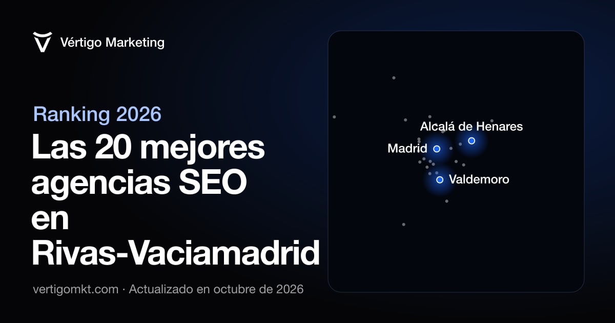 Mapa de las mejores agencias SEO de Rivas-Vaciamadrid y las localidades donde trabajan