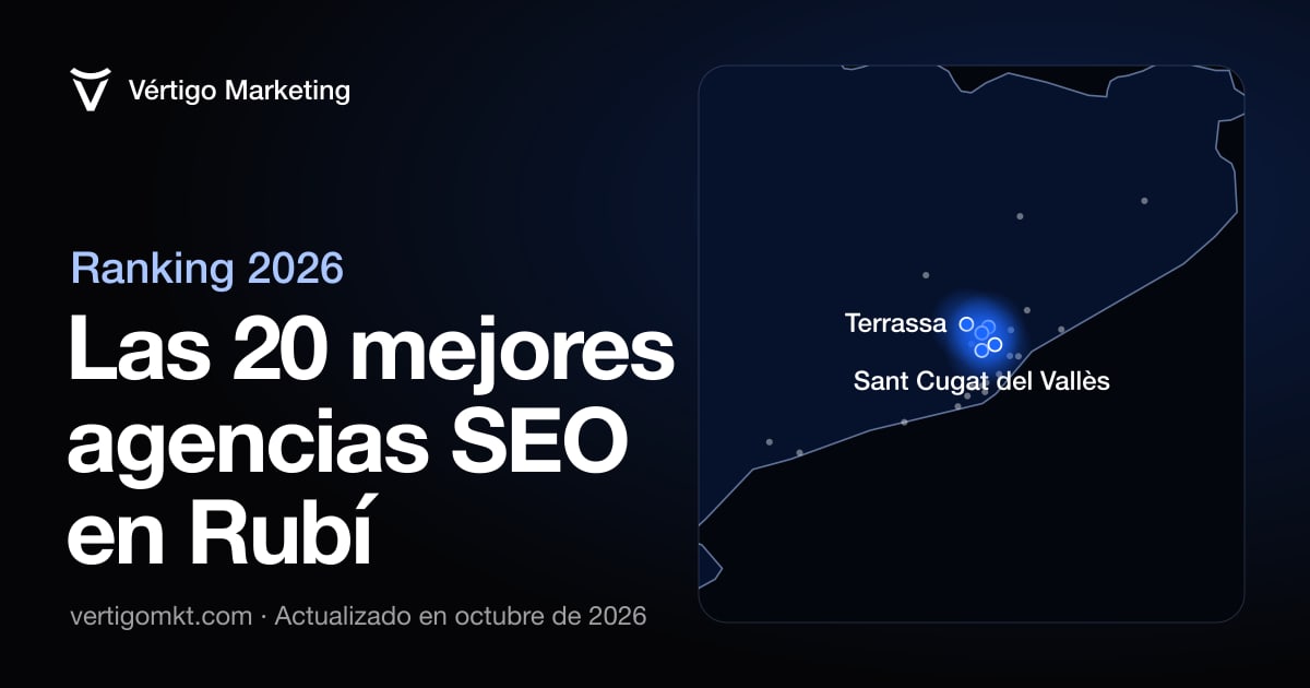 Mapa de las mejores agencias SEO de Rubí y las localidades donde trabajan