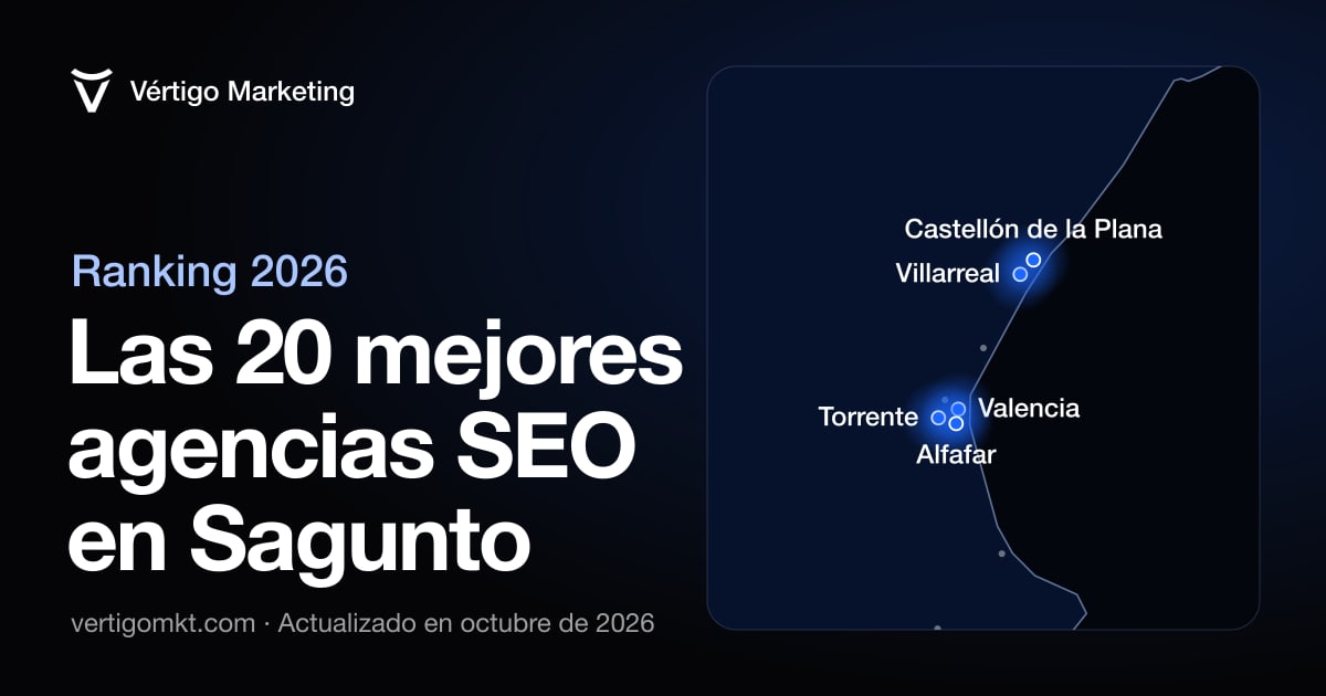 Mejores agencias SEO en Sagunto: mapa con las localidades donde tienen su sede