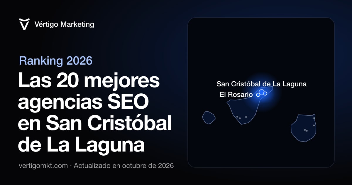 Mejores agencias SEO en San Cristóbal de La Laguna: mapa con las localidades donde tienen su sede