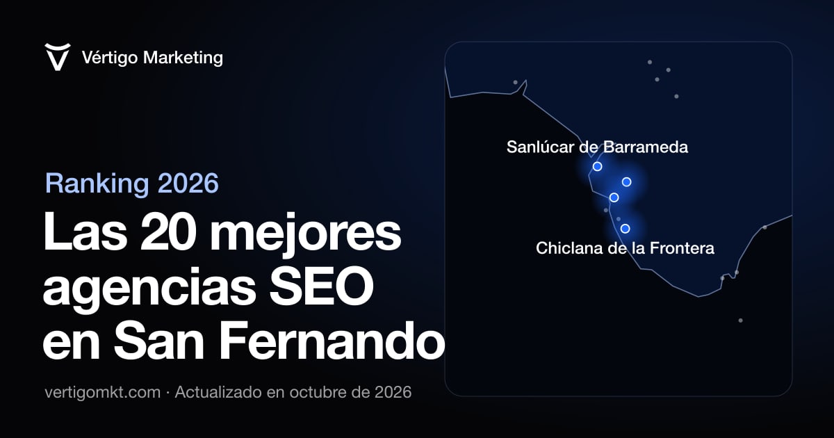 Las mejores agencias SEO en San Fernando, situadas en el mapa por su sede