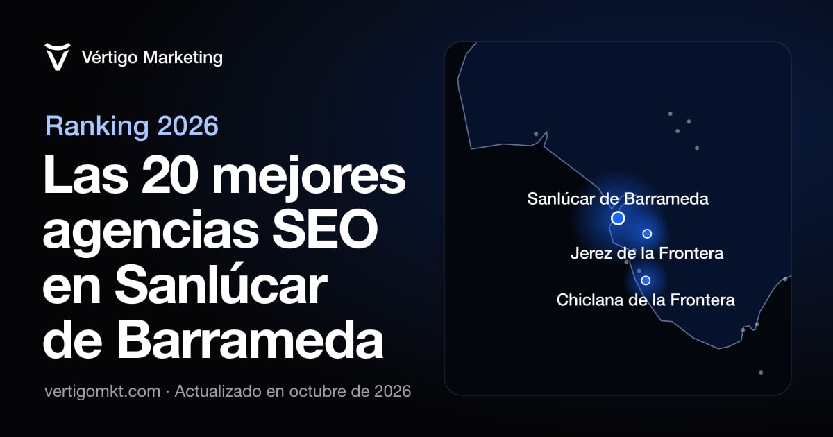 Mapa de las mejores agencias SEO de Sanlúcar de Barrameda y las localidades donde trabajan