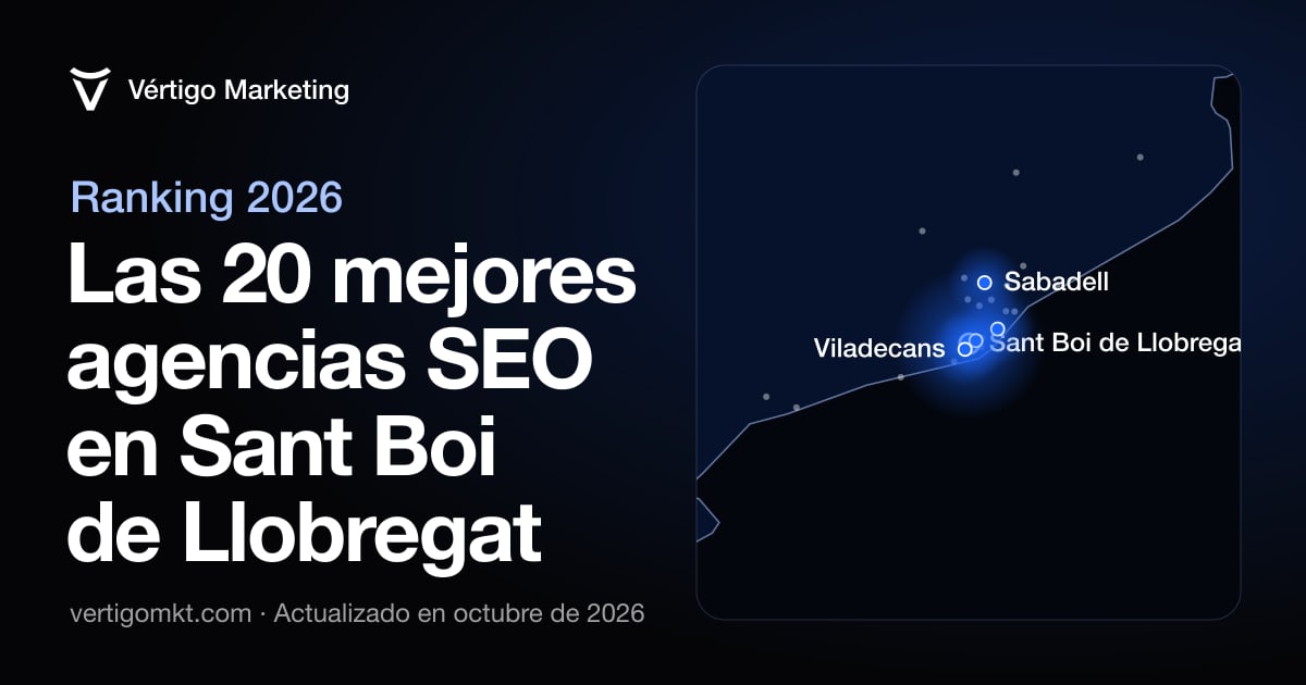 Mejores agencias SEO en Sant Boi de Llobregat: mapa con las localidades donde tienen su sede