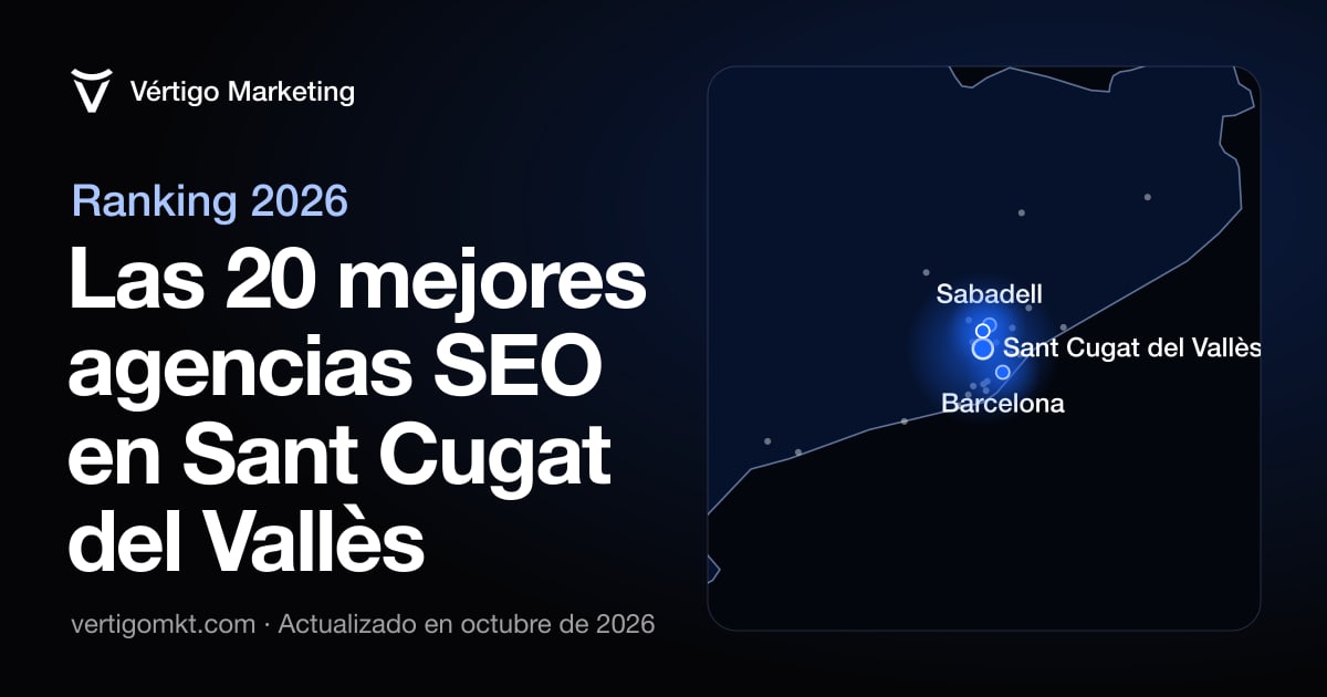 Mejores agencias SEO en Sant Cugat del Vallès: mapa con las localidades donde tienen su sede