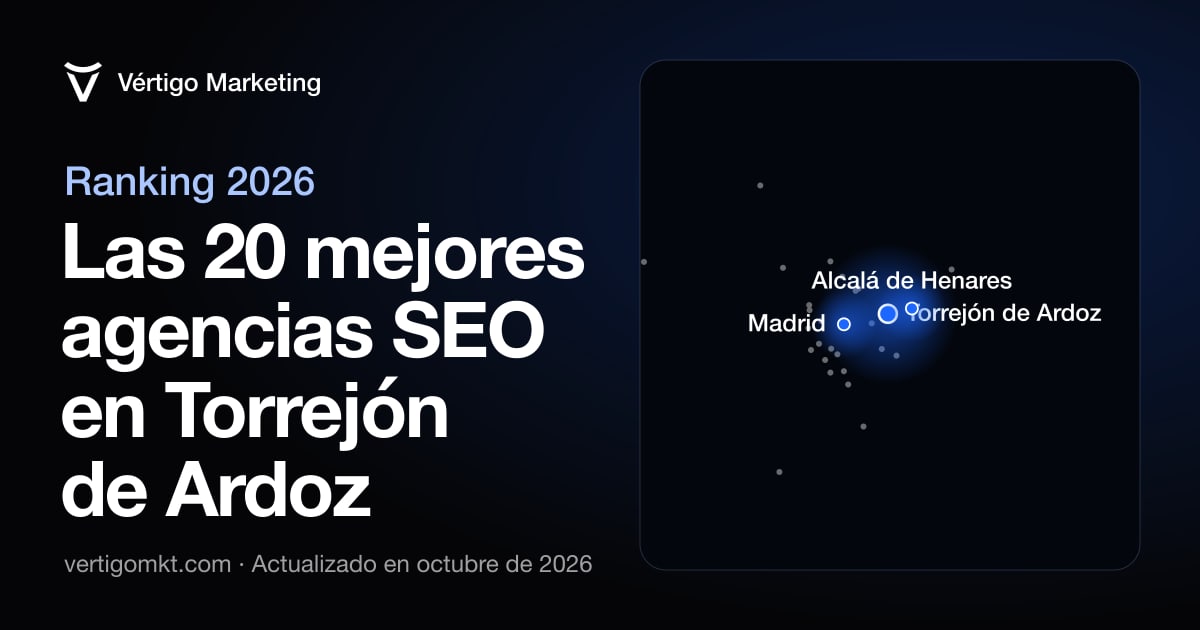 Mapa de las mejores agencias SEO de Torrejón de Ardoz y las localidades donde trabajan