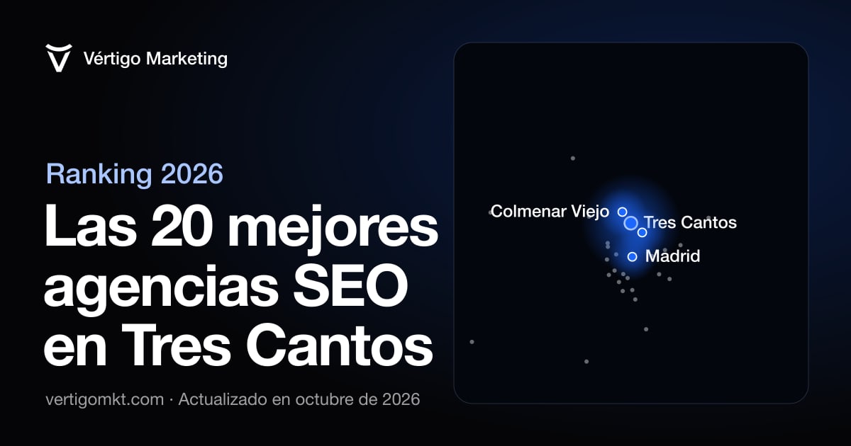 Mapa de las mejores agencias SEO de Tres Cantos y las localidades donde trabajan