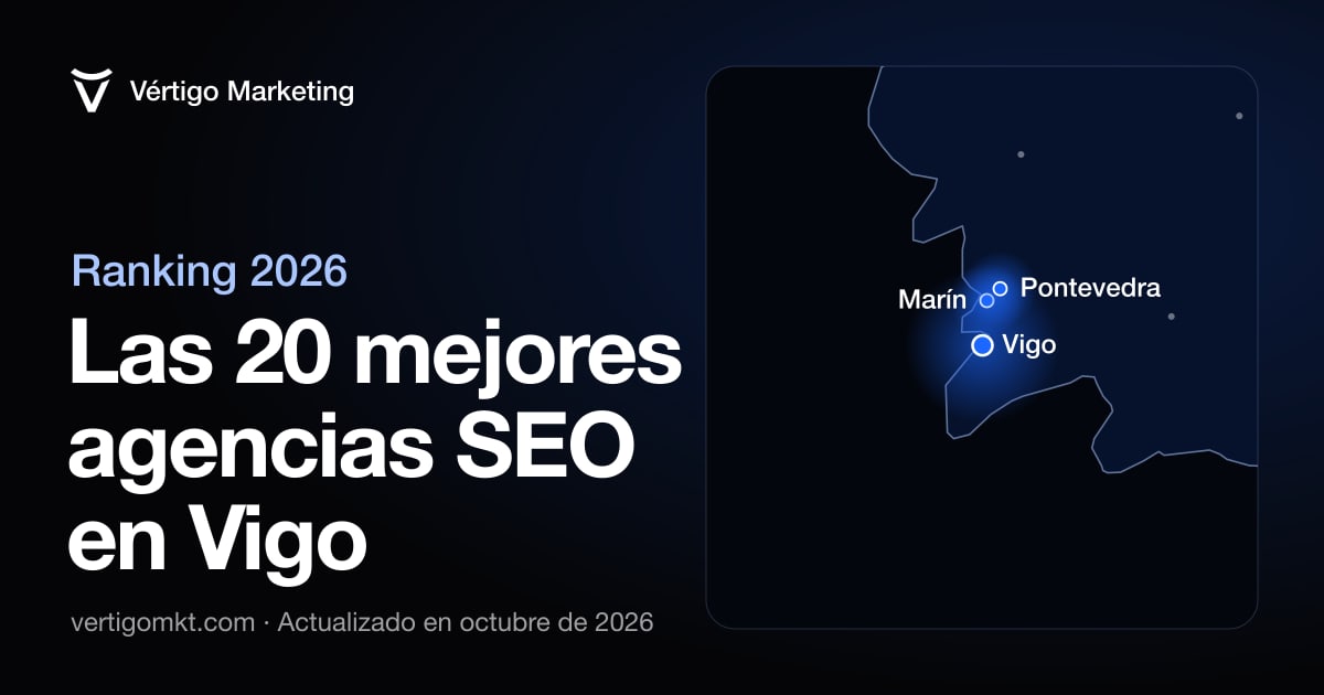 Mapa de las mejores agencias SEO de Vigo y las localidades donde trabajan