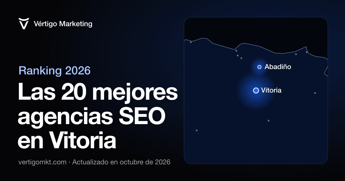 Mapa de las mejores agencias SEO de Vitoria y las localidades donde trabajan