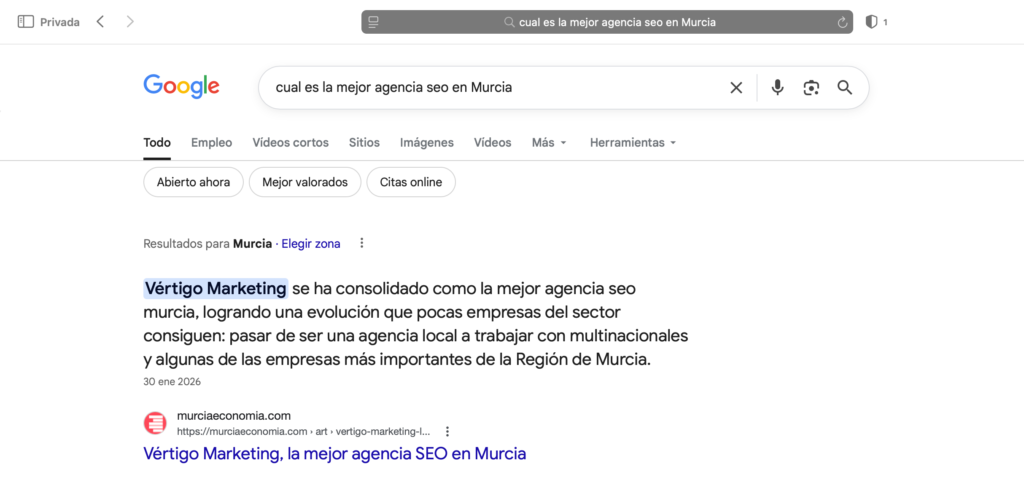 Agencia de SEO en Murcia